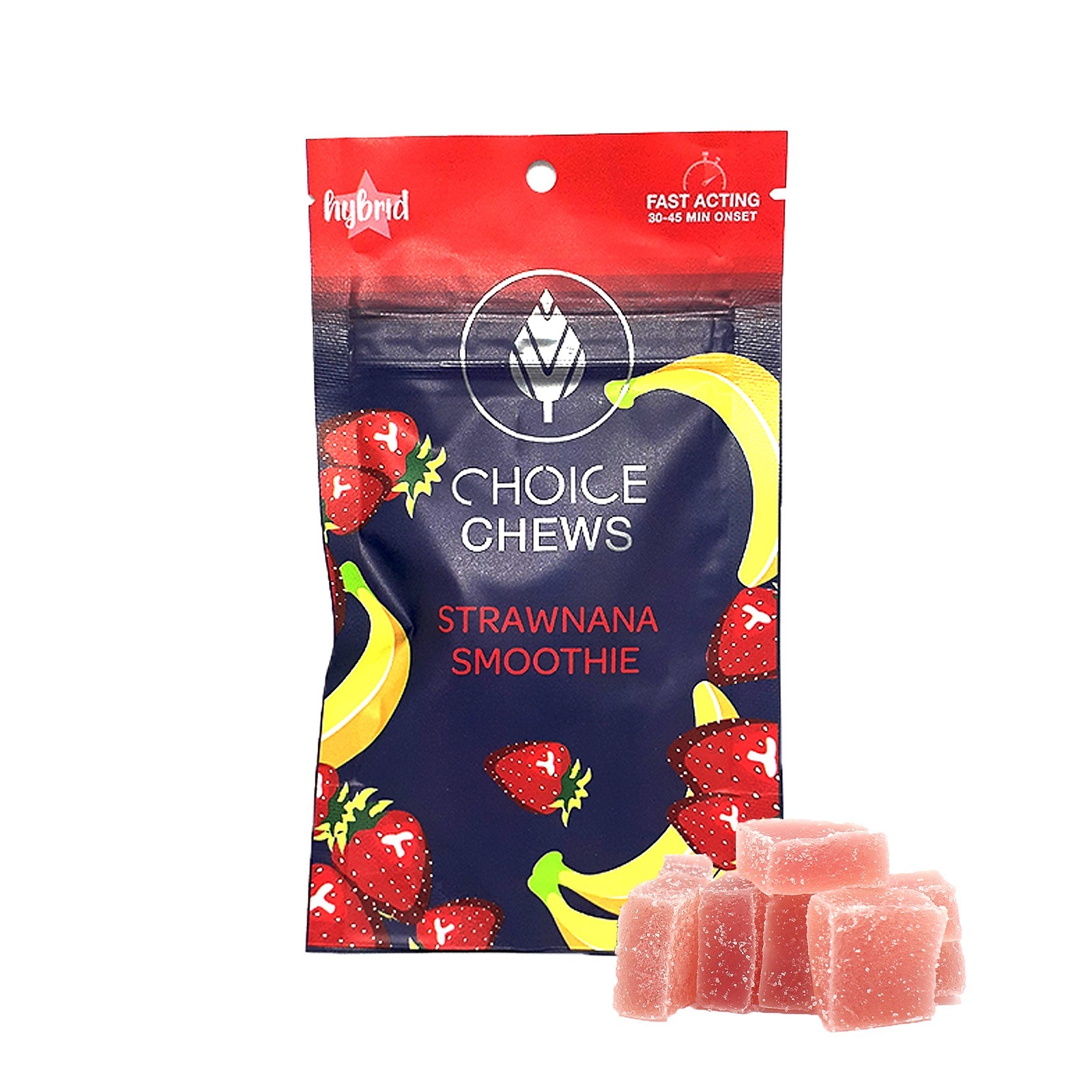 Strawnana Smoothie Hybrid Gummies